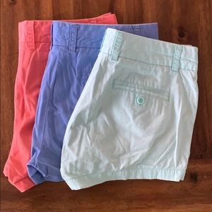 3” jcrew shorts
